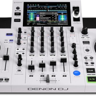 71aDQoXeChL. AC SL1500 Denon DJ SC LIVE 4 WHITE – Standalone DJ Controller with Stems on 4-Decks, Wi-Fi Streaming, Build-in Speakers, Serato DJ and Virtual DJ Compatible