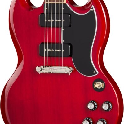Epiphone Inspired by Gibson SG Special P-90, Cherry with Bag