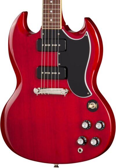 Epiphone Inspired by Gibson SG Special P-90, Cherry with Bag