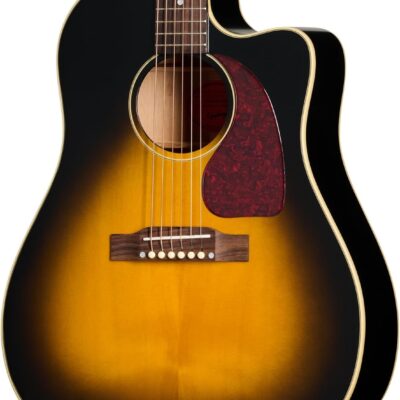 Epiphone Inspired by Gibson J-45 Standard EC, Vintage Sunburst with Bag