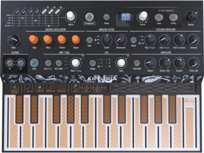 Arturia MicroFreak Hybrid Analog/Digital Synthesizer with Gooseneck Mic