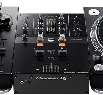 Pioneer DJ DJM-250MK2 2-Channel DJ Mixer,Black
