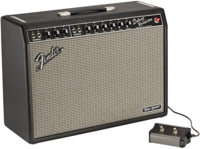 Fender Tone Master Deluxe Reverb Guitar Amplifier, Black, with 2-Year Warranty