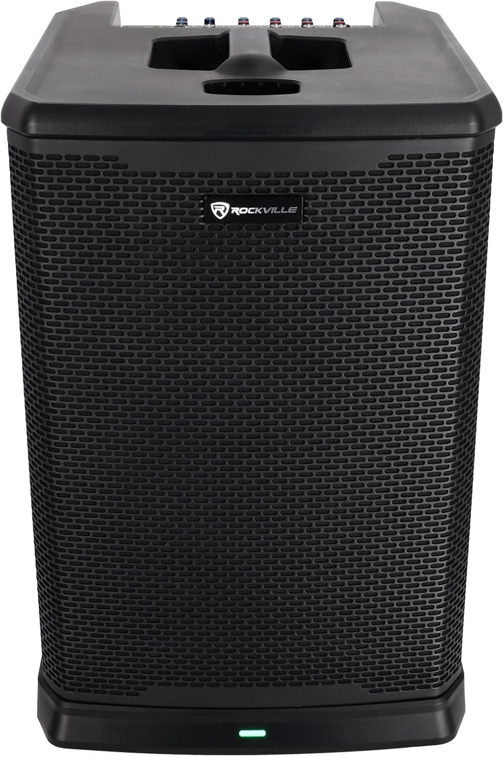 Rockville Titan MIX12A 3200W Peak 12-Inch Powered Column Array PA System with Subwoofer, 8-Channel Mixer, Bluetooth Audio, DSP, Travel Bags