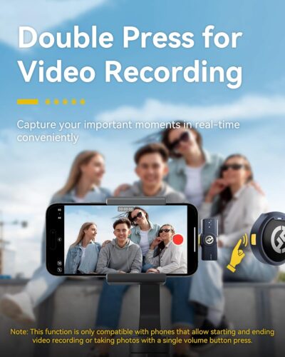 71cOsx YolL. AC SL1500 Hollyland Lark M2 Wireless Microphone for iPhone15/16/17&Android, USB C Mini Lapel Microphone Wireless, 1000ft Range, Hi-Fi Audio, Noise Cancellation, 30H Battery for Video Recording, Streaming