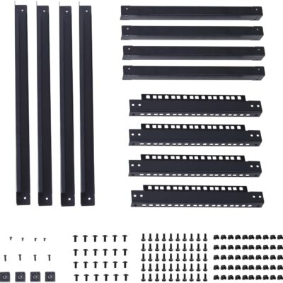 71d79gb09RL. AC SL1500 6U Open Frame Network Rack, Server Rack Shelf for Networking, Server, Audio and Video Equipment, Desktop AV Rack