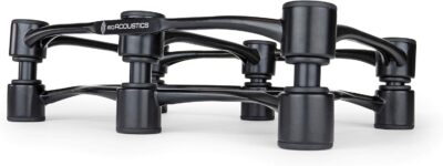 71d8ZjpxcSL. AC SL1500 IsoAcoustics Aperta Series Isolation Speaker Stands with Tilt Adjustment: Aperta300 (11.8 x 7.9) Black (Single)