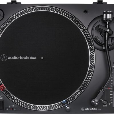 Audio-Technica AT-LP120XUSB-BK Direct-Drive Turntable (Analog & USB), Fully Manual, Hi-Fi, 3 Speed, Convert Vinyl to Digital, Anti-Skate and Variable Pitch Control, Black
