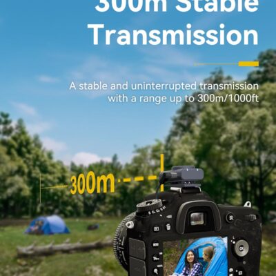 Hollyland Lark M2 Wireless Lavalier Microphone for Camera PC Laptop Phones, Mini Lapel Microphone Wireless, 48KHz 24Bit, 1000ft Range, Noise Cancellation, 30H Battery for Video Recording, Streaming