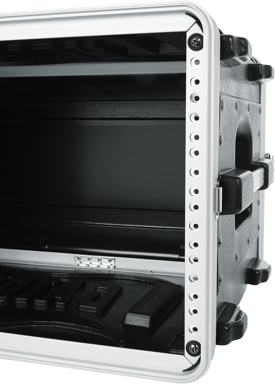 Gator Cases Lightweight Molded 6U Rack Case with Heavy Duty Latches, Shallow 14.25 Depth (GR-6S)