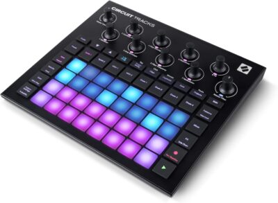 Novation Circuit Tracks: Groovebox sequencer with synth engines, MIDI control, and drum patterns for electronic music making