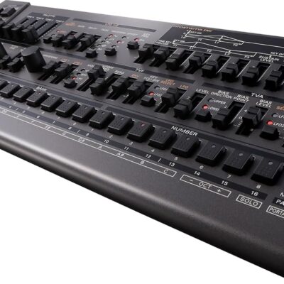 Roland JD-08 Sound Module Programmable Synthesizer Bundle with MIDI Cable, Headphones, and Austin Bazaar Polishing Cloth