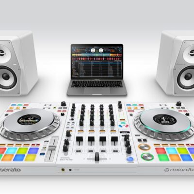 Pioneer DJ DDJ-FLX10 Limited Edition – 4-channel DJ controller for Rekordbox & Serato – White