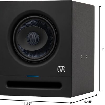 71fb3y9kzL. AC SL1500 PreSonus Eris Pro 6 2-Way Biamped, Active, 6.5-inch Coaxial Studio Monitor Bundle with Stereo Breakout Cable, XLR Cable, and Austin Bazaar Polishing Cloth