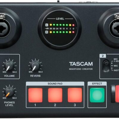 Tascam US-42B MiNiSTUDIO Creator USB Audio Interface (US42B), for Podcasting, Control Software, EZ Mode