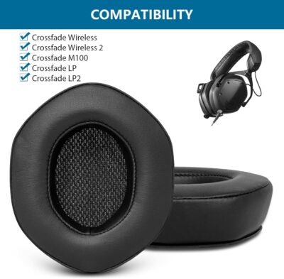 71fsf6FlKEL. AC SL1500 GVOEARS Ear Pads Replacement for V-Moda Crossfade 3 Wireless Crossfade M-100 Master Crossfade 2 Wireless Crossfade Wireless Crossfade M-100 Crossfade LP2 / LP, with Protein Leather Memory Foam
