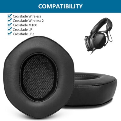 71fsf6FlKEL. AC SL1500 GVOEARS Ear Pads Replacement for V-Moda Crossfade 3 Wireless Crossfade M-100 Master Crossfade 2 Wireless Crossfade Wireless Crossfade M-100 Crossfade LP2 / LP, with Protein Leather Memory Foam