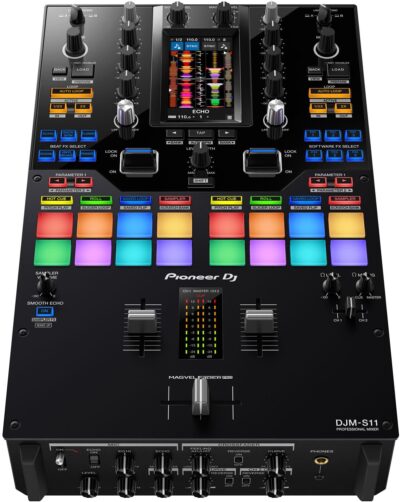 71gSfg1E4xL. AC SL1500 Pioneer DJM-S11 2-channel Mixer for Serato DJ with Pioneer PLX-1000 Professional Turntable (Pair)