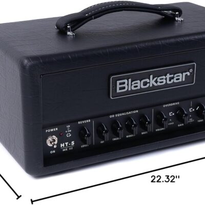 Blackstar HT-5RH MK III – 5-watt Guitar Tube Amp Head w/ 2 Channels, Power Reduction, CabRig, and Reverb