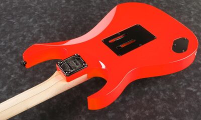 Ibanez RG550 RG Genesis Collection Electric Guitar – Road Flare Red Bundle with Gig Bag, Tuner, Strap, Cable, Austin Bazaar Instructional DVD, and Polishing Cloth