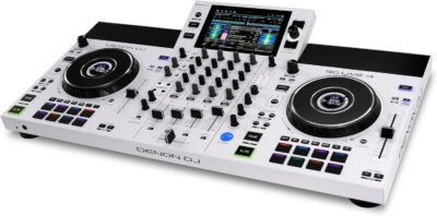 71hBnske8ZL. AC SL1500 Denon DJ SC LIVE 4 WHITE – Standalone DJ Controller with Stems on 4-Decks, Wi-Fi Streaming, Build-in Speakers, Serato DJ and Virtual DJ Compatible