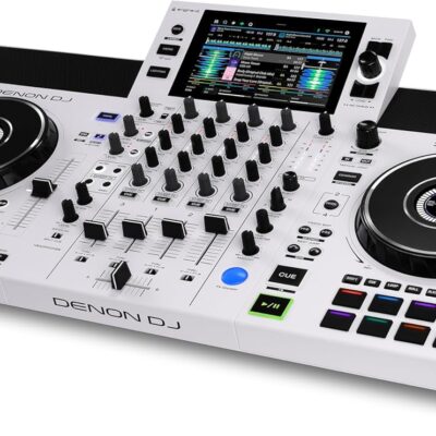 71hBnske8ZL. AC SL1500 Denon DJ SC LIVE 4 WHITE – Standalone DJ Controller with Stems on 4-Decks, Wi-Fi Streaming, Build-in Speakers, Serato DJ and Virtual DJ Compatible