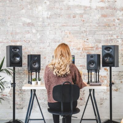 Audient Audio Interface iD14 MKII, 2 Class-A Microphone Preamps (High Performance USB Audio Interface, USB-C Connector, Monitor Mix and Monitor Panning Function, 2 Headphone Outputs), Black