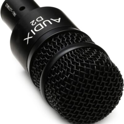 AUDIX D2 Trio Dynamic Microphone 3-Pack for Kick Drums, Toms, and Bass Instruments