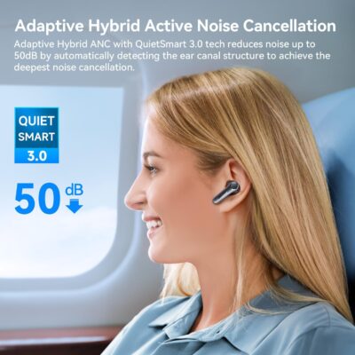 71hjqQL8d3L. AC SL1500 EarFun Air Pro 4 Adaptive Hybrid Noise Canceling Wireless Earbuds, Qualcomm Snapdragon Sound, aptX™ Lossless, 6 Mics AI CVC 8.0 Call, LDAC Hi-Res Audio, 52H Playtime, Bluetooth 5.4, in-Ear Detection