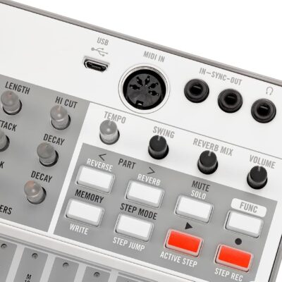 Korg Volca Sample 2 Digital Sample Sequencer Drum Machine w/Pattern Chain Mode and 16-step Sequencer