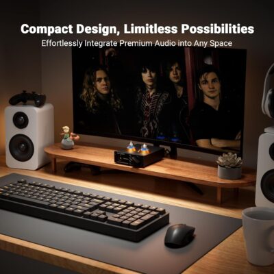 71htkRqL5IL. AC SL1500 Fosi Audio Box X2 Phono Preamp, Mini Stereo Audio Hi-Fi Preamplifier with Gain Gear, Pre-Amplifier for MM Turntable Phonograph and Record Player, with DC 12V Power Supply