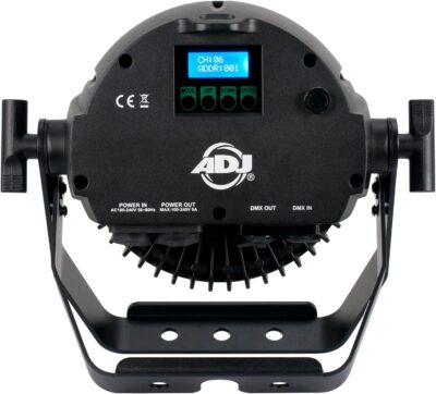 Audiosavings Bundle: American DJ ADJ 12P HEX IP 65 Outdoor RGBAW + UV LED DMX Par Can Wash Up-Light (8 Items)