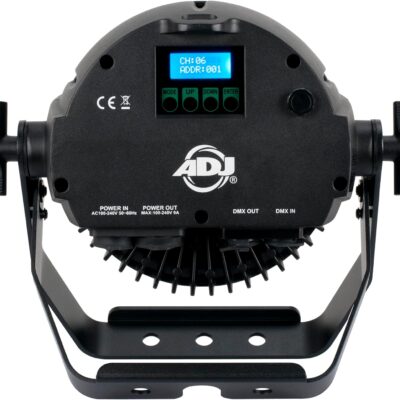 Audiosavings Bundle: American DJ ADJ 12P HEX IP 65 Outdoor RGBAW + UV LED DMX Par Can Wash Up-Light (8 Items)