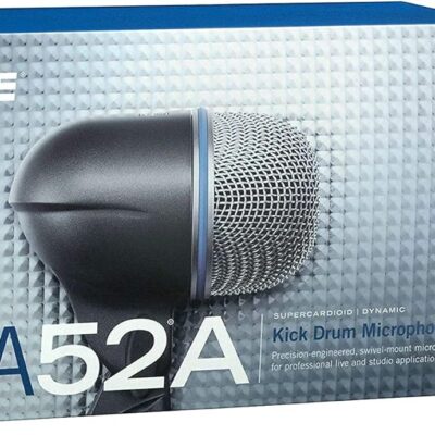 71jDVbjEDbL. AC SL1500 Shure BETA 52A Kick Drum Microphone – Supercardioid Dynamic Mic with High Output Neodymium Element, Locking Stand Adapter, Durabl Steel Mesh Grille and Shock Mount
