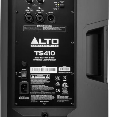 71jU6w4cmUL. AC SL1500 ALTO TS410 2000W 10 Powered PA Speaker with 3 Channel Mixer, Bluetooth Streaming, Wireless Loudspeaker Linking, DSP App