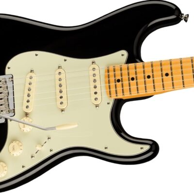 71kAukZVerL. AC SL1500 Fender American Professional II Stratocaster – Black Bundle with Case, Strap, Cable, and Guitar Cleaning Kit