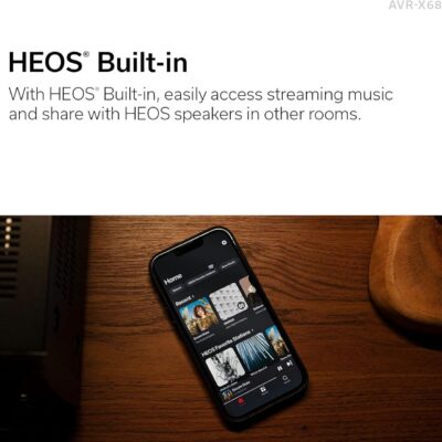 71kI6uo5MmL. AC SL1500 Denon AVR-X6800H 11.4 Channel AV Receiver – 140W/Ch, Built-in HEOS, WiFi, & Bluetooth – Dolby Vision, HLG, HDR10+, Dynamic HDR & Dolby Atmos Height Virtualization – Home Audio Receivers & Amplifiers