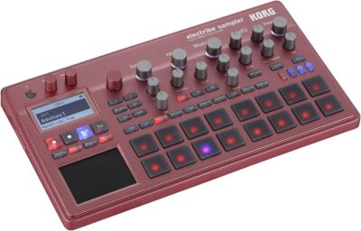 71kYxTOgVQL. AC SL1500 Korg ELECTRIBE2SRD Electribe Sampler in ESX Red with V2.0 Software w/ Geartree Cloth and Cable