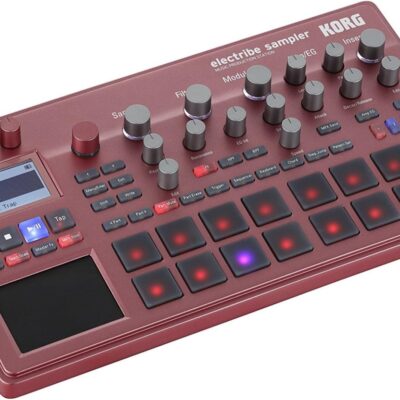 71kYxTOgVQL. AC SL1500 Korg ELECTRIBE2SRD Electribe Sampler in ESX Red with V2.0 Software w/ Geartree Cloth and Cable