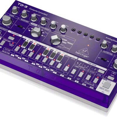 Behringer TD-3-GP Analog Bass Line Synthesizer with VCO, VCF, 16-Step Sequencer, Distortion Effects and 16-Voice Poly Chain