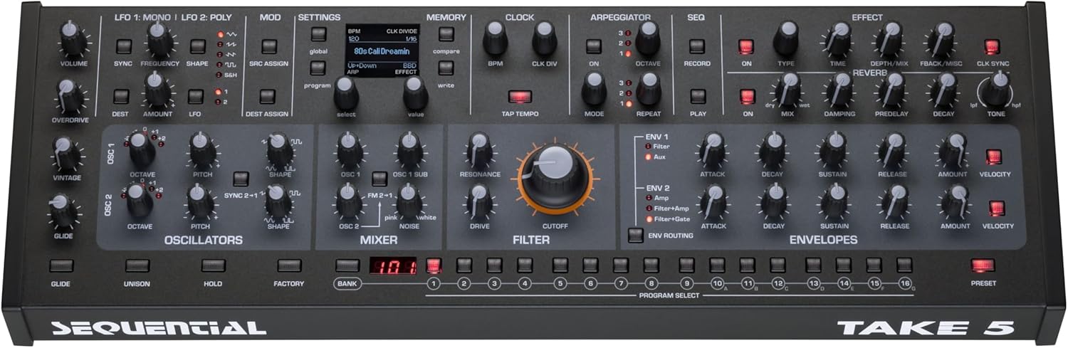 Sequential Take 5 Polyphonic Desktop Synthesizer Module
