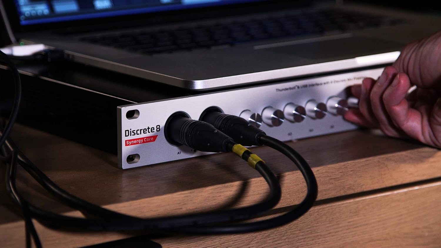 Antelope Audio Discrete 8 Synergy Core Thunderbolt & USB Audio Interface – Multichannel Rackmount Microphone Preamp Recording for Vocals, Streaming Studio Audio Interface w/FPGA + DSP FX Processing