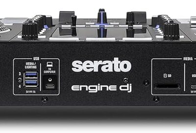 RANE SYSTEM ONE All-in-One Standalone Motorized DJ Controller with Engine DJ OS, Seamless Mixing on 2 Decks, Stems FX, Serato DJ Pro, XLR Outputs