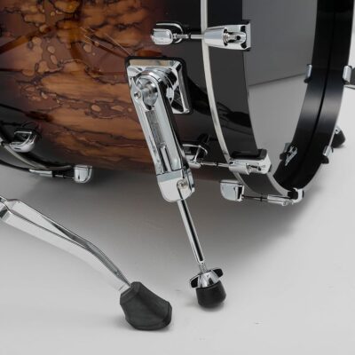 Tama WBS52LS Starclassic Walnut/Birch 5-Piece Drum Kit – Molten Brown Burst Bundle with Drumsticks, Drumstick Bag, and Austin Bazaar Polishing Cloth