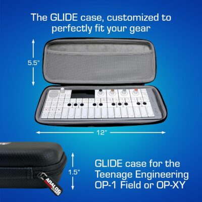 ANALOG CASES Teenage Engineering OP-1 Field/OP-XY/OP-1 Case – Custom-Fitted Compact GLIDE Case for Travel