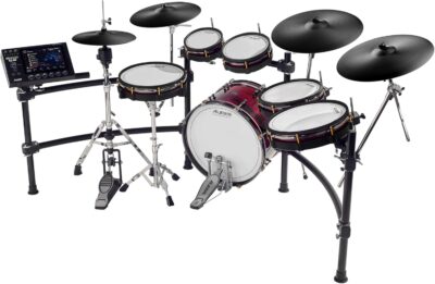 Alesis Strata Prime Electric Drum Set with Touch Screen, Triple-Zone ARC Cymbals, Active Magnetic Hi-Hat Controller, Dual-Zone Mesh Heads, 20 Kick, 215,000 Multi-Channel Samples