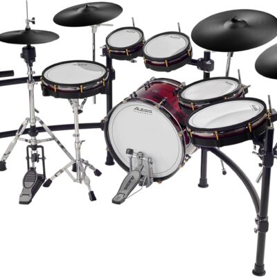 Alesis Strata Prime Electric Drum Set with Touch Screen, Triple-Zone ARC Cymbals, Active Magnetic Hi-Hat Controller, Dual-Zone Mesh Heads, 20 Kick, 215,000 Multi-Channel Samples