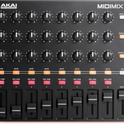 71mSk1g0FuL. AC SL1500 Akai Professional MIDImix – USB MIDI Controller Mixer with Assignable Faders and Master Fader, 24 Knobs and 16 Buttons, 1 to 1 Mapping With Ableton Live