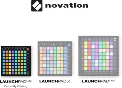 Novation Launchpad Mini [MK3] — Portable MIDI 64-Pad, USB Grid Controller for Ableton Live and Logic Pro Performances
