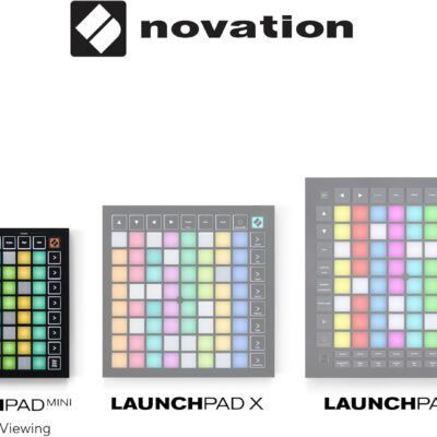 Novation Launchpad Mini [MK3] — Portable MIDI 64-Pad, USB Grid Controller for Ableton Live and Logic Pro Performances